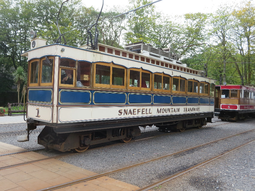 Snaefell Tramway at Laxey, Isle of Man