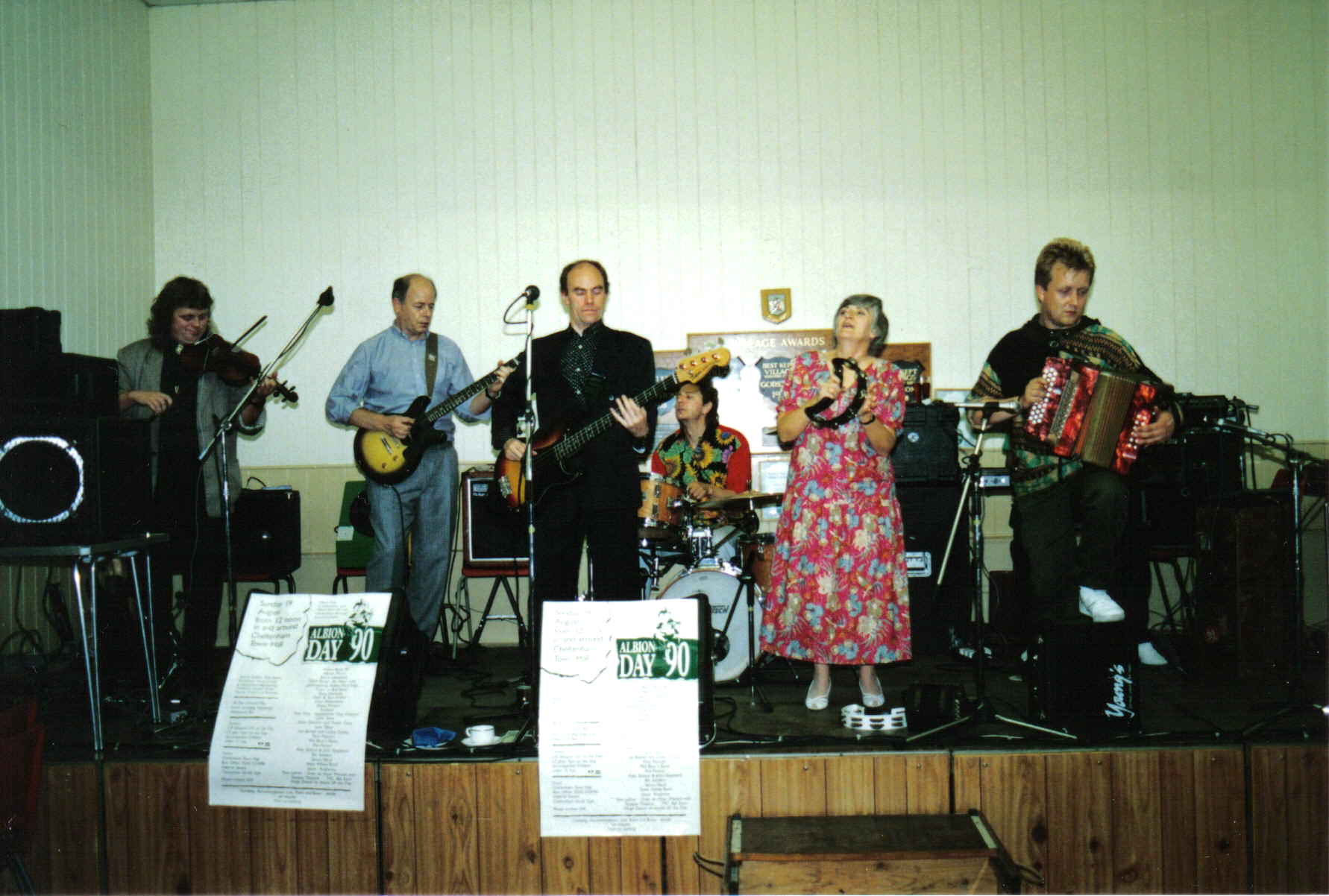 Stephen Giles with the Albion Band, 1990