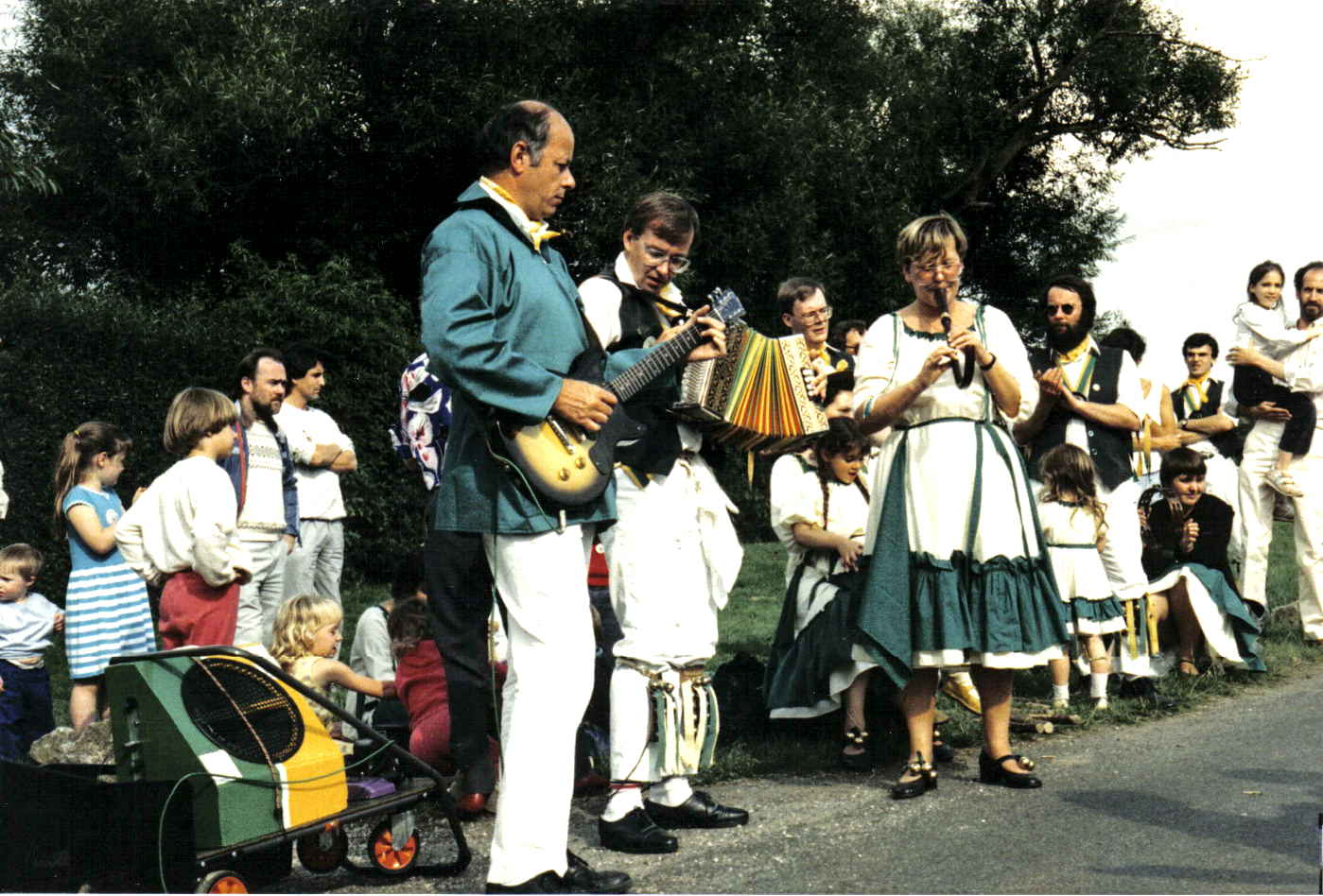 Stephen Giles with North Wood Morris, 1984