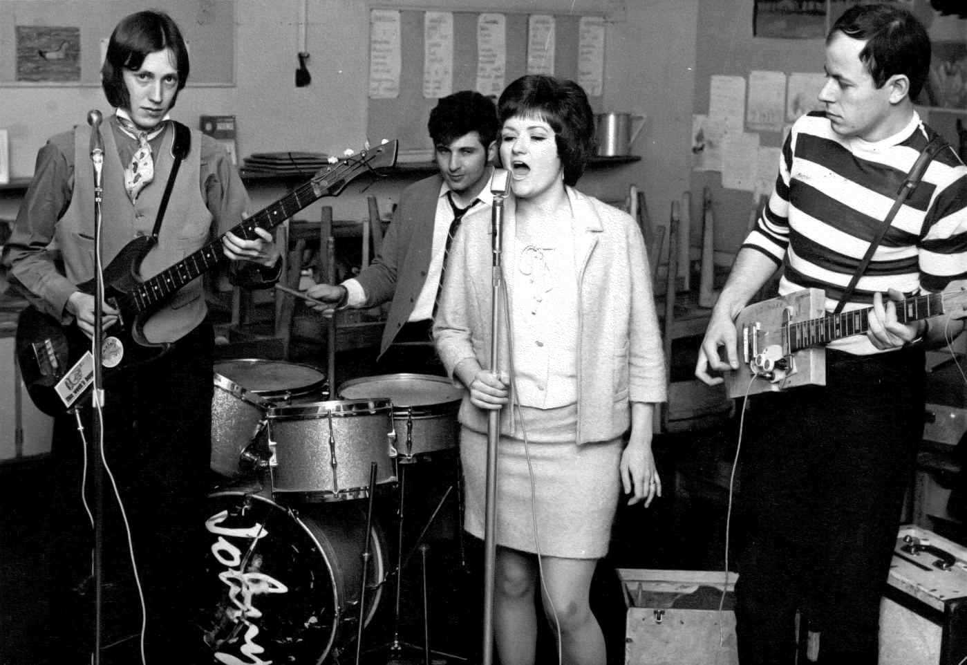 Stephen Giles band practice, 1968