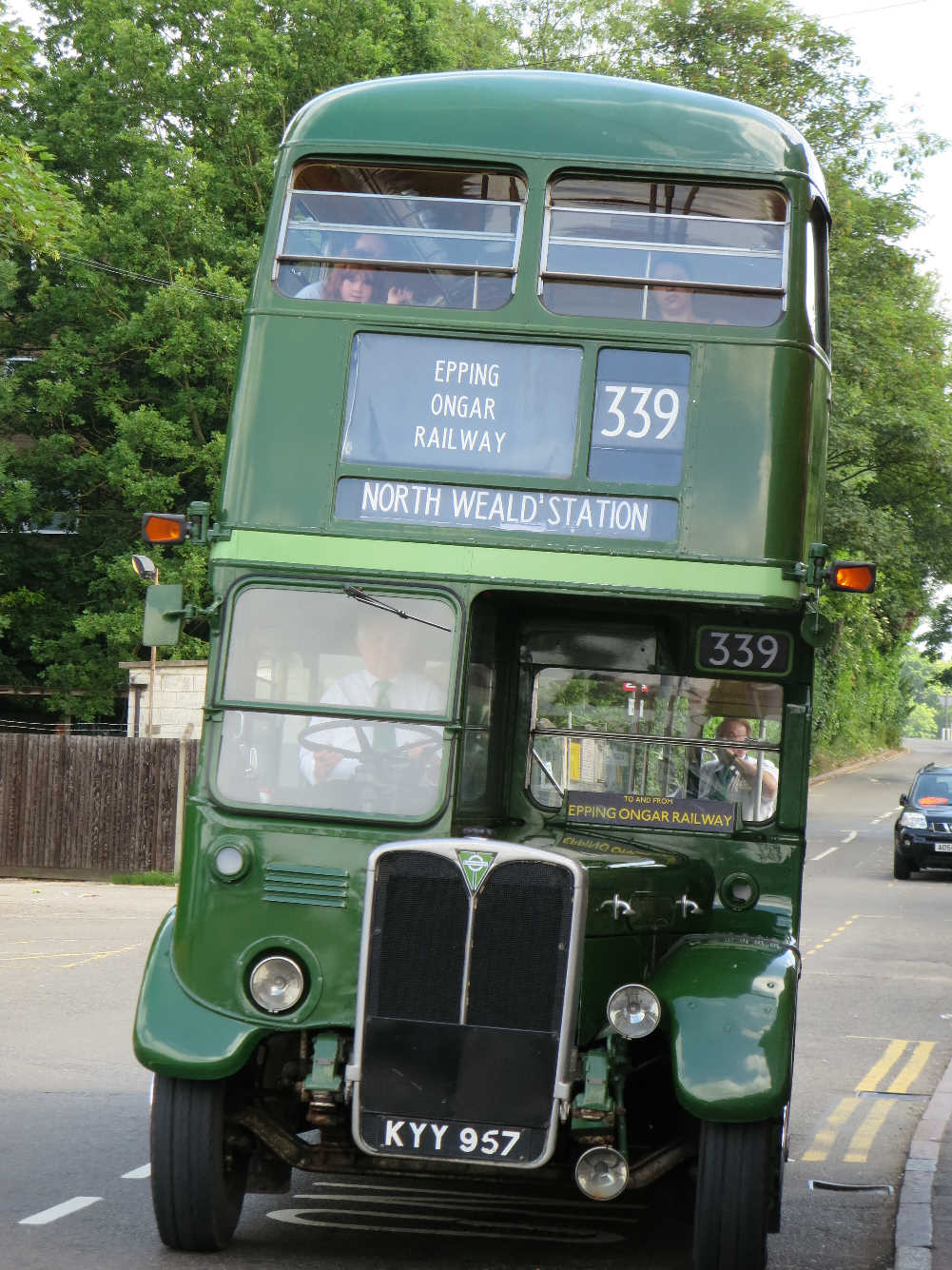 RT bus route 339, Epping Ongar Railway