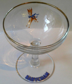 Babysham glass, date unknown